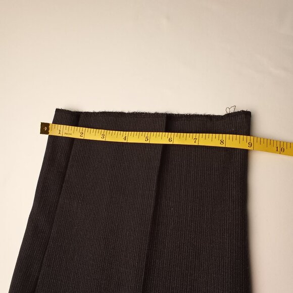 NWT Mens Versini 100% Wool Pants Size 36 Unhemmed Gray Striped Straight Leg - Picture 10 of 10